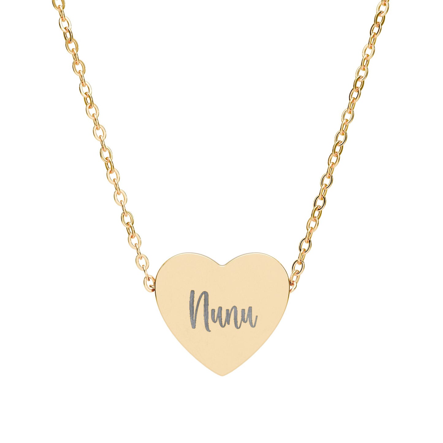 The Signature Heart Name Necklace