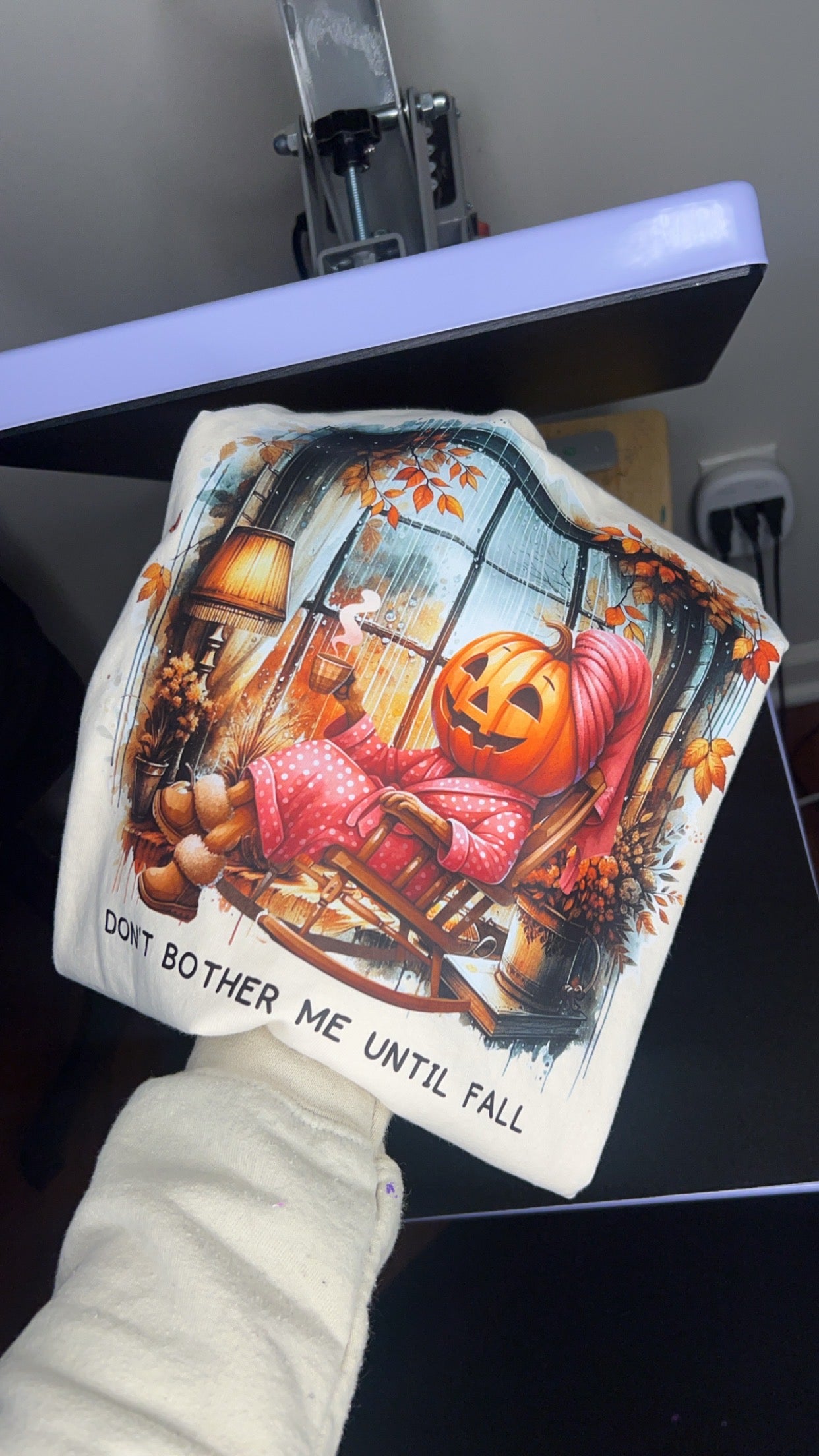 Don’t Bother Me Until Fall Comfort Color Long Sleeve T-Shirt