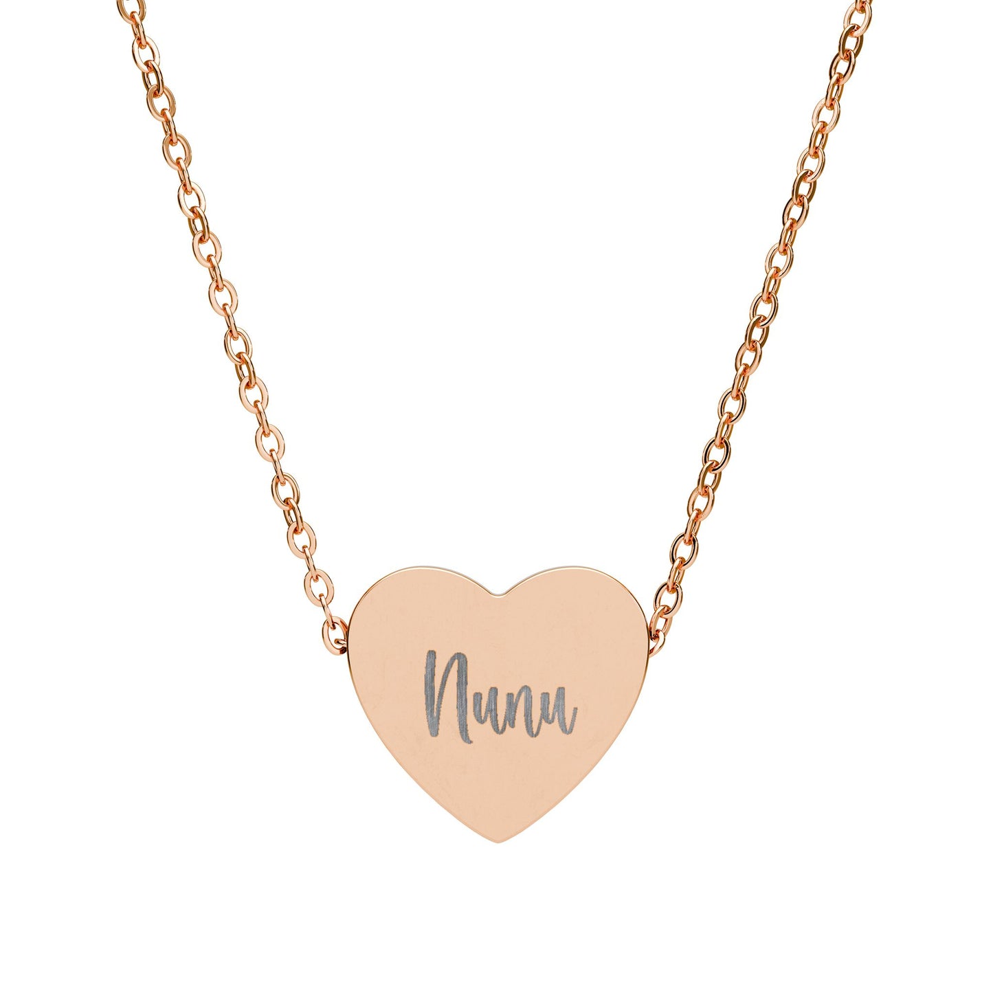 The Signature Heart Name Necklace