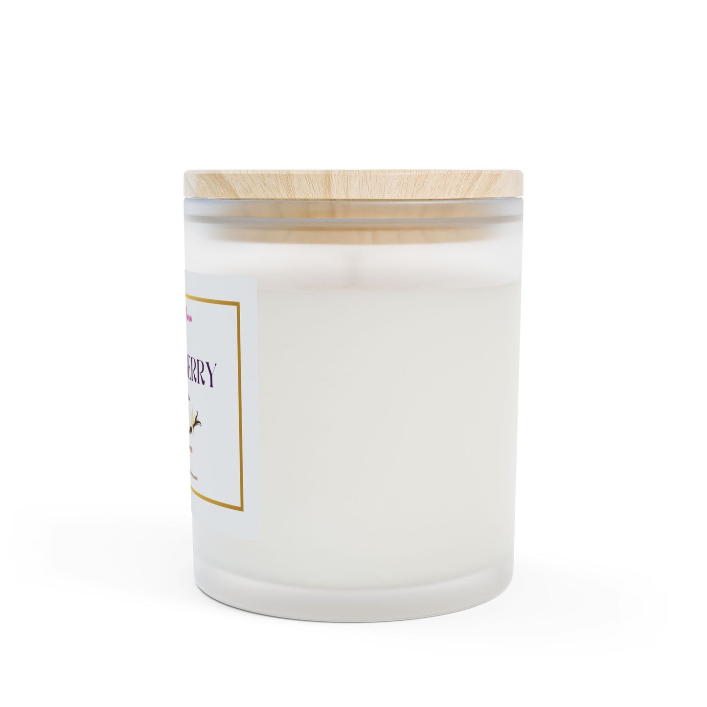 Sweeter the Berry Frosted Glass Candle, 11oz