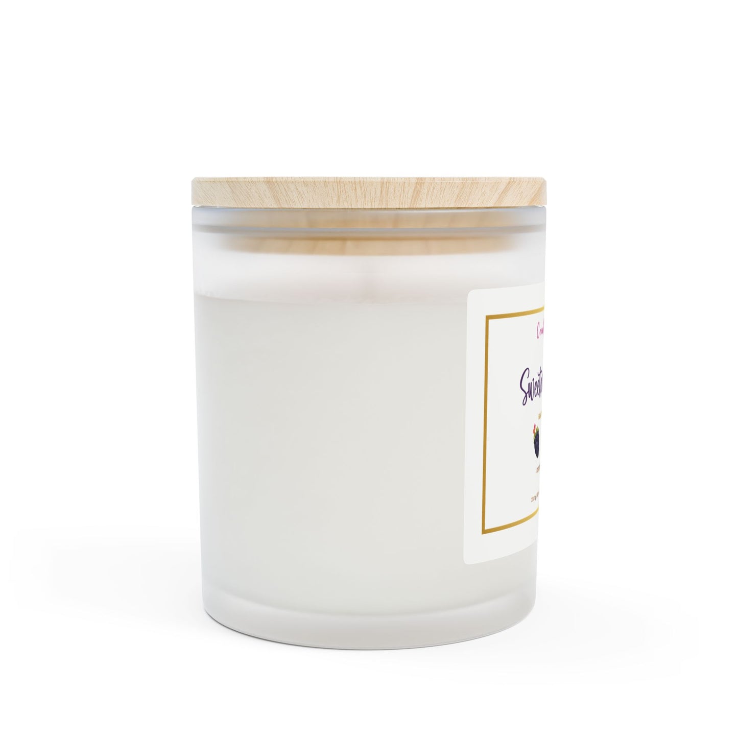 Sweeter the Berry Frosted Glass Candle, 11oz