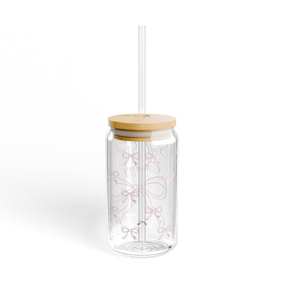 Soft Girl Energy Glass Cup, 16oz