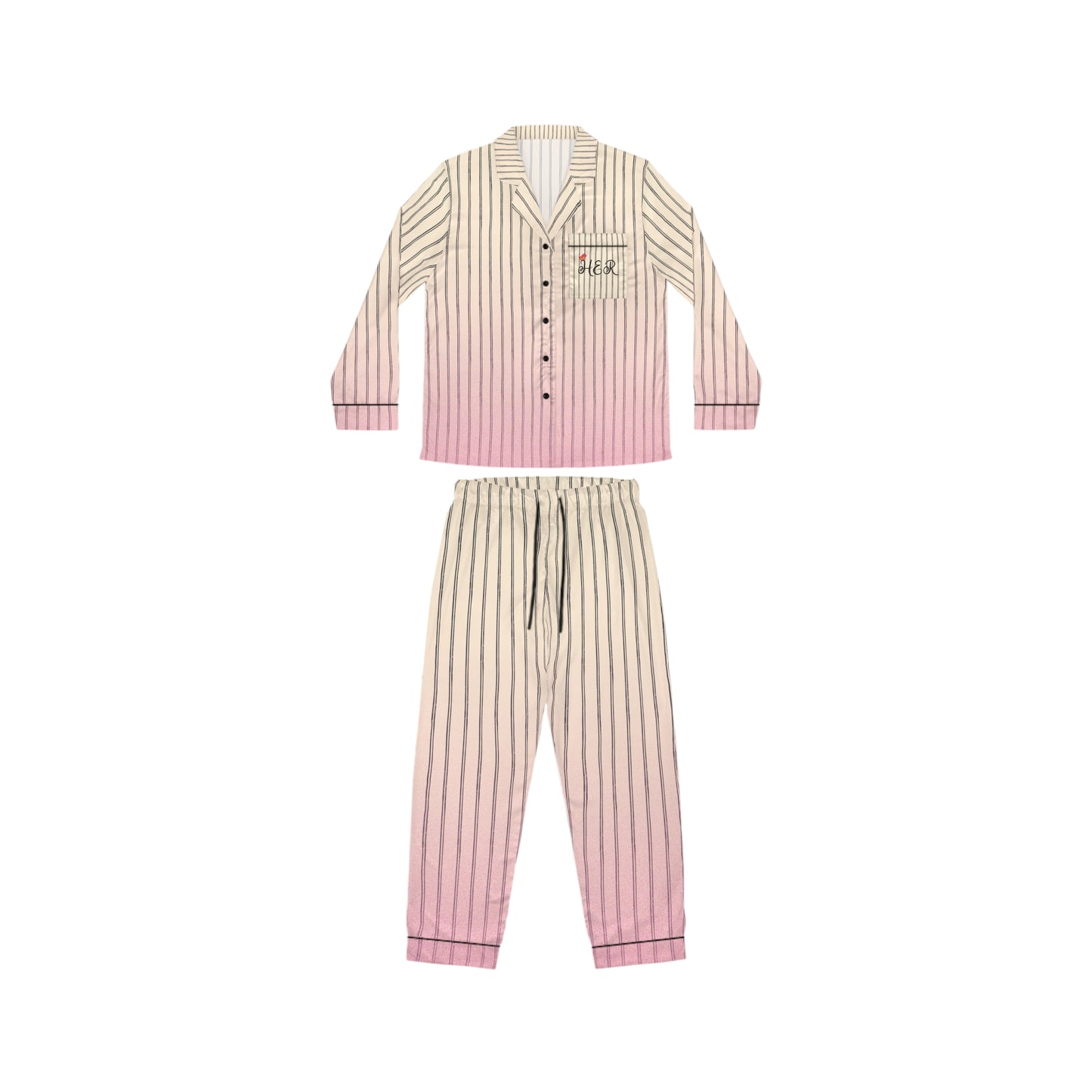 Her Satin Pajamas