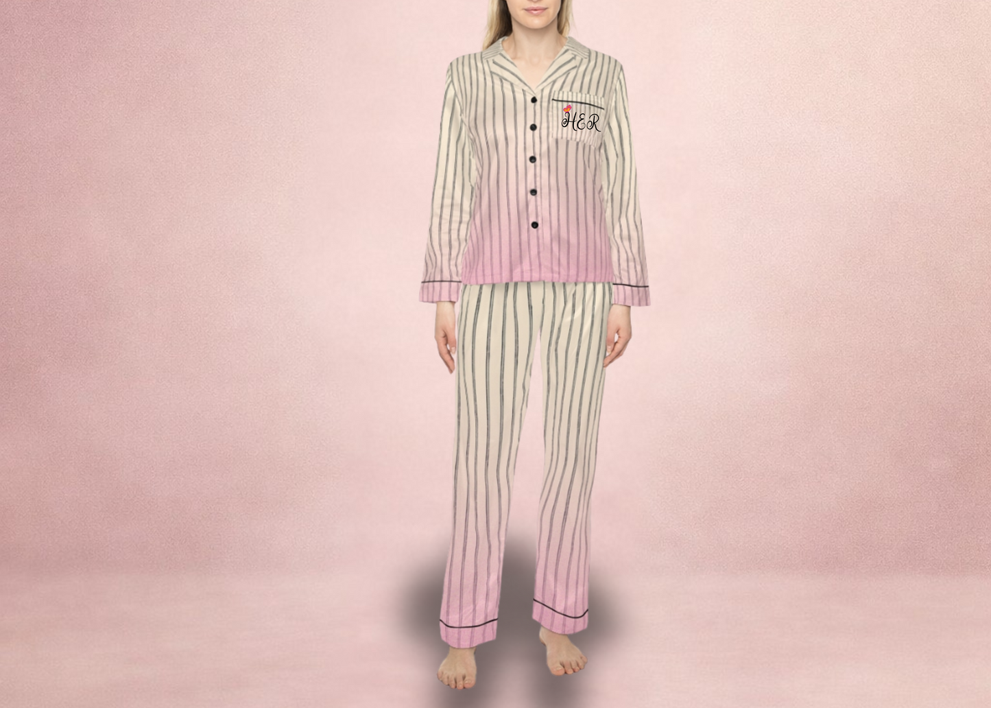 Her Satin Pajamas