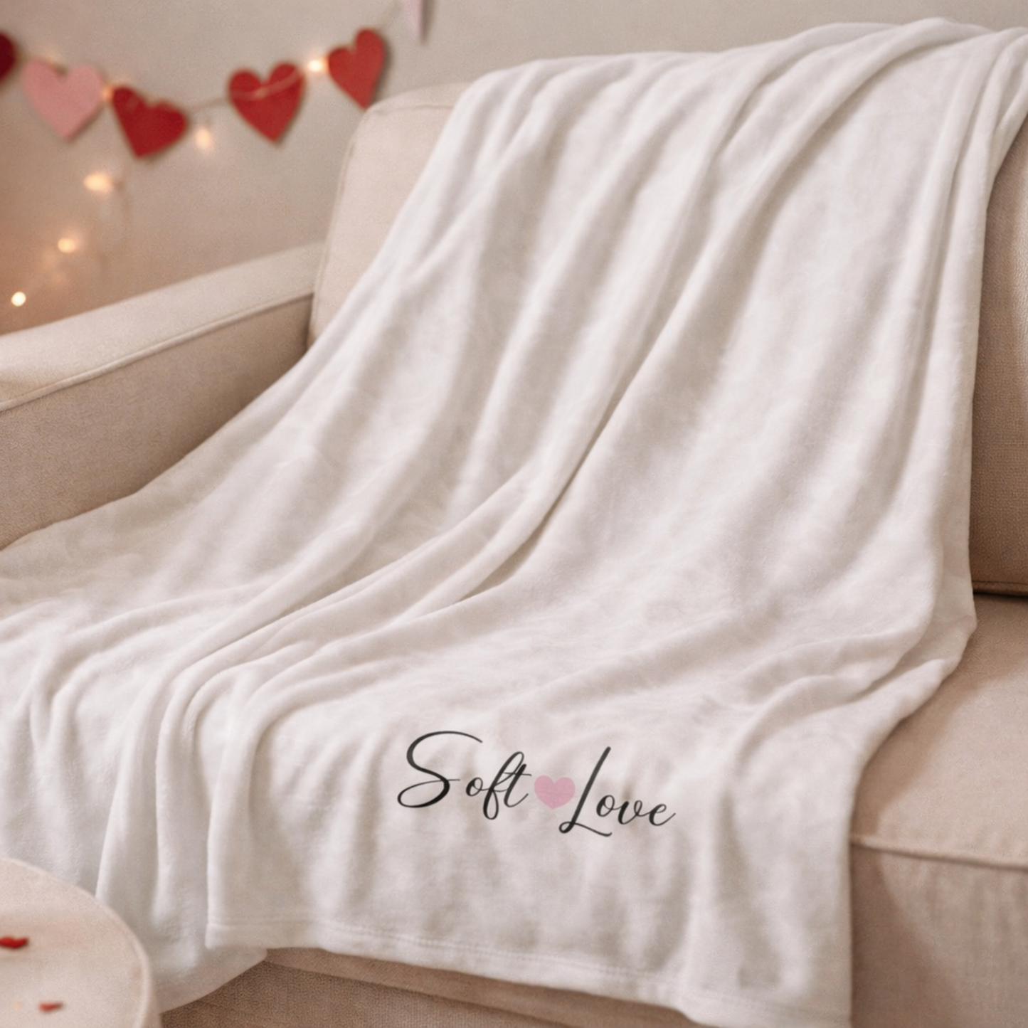 Soft Love Throw Blanket